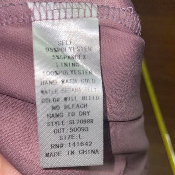 NEW She + Sky Lavender Wrap Skort – Size L - Picture 7 of 7